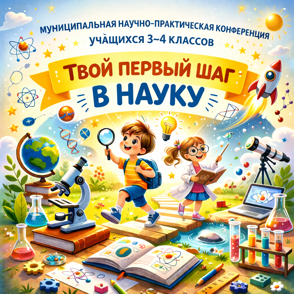 «Твой первый шаг в науку».